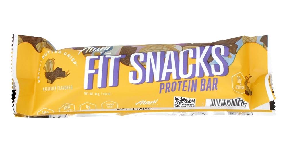 Alani Nu Fit Snacks Protein Bar Peanut Butter Crisp 1.62 oz.