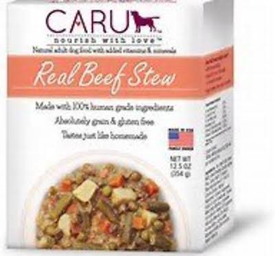 Caru Natural Adult Dog Food - Real Beef Stew, 12.5oz, 12pk