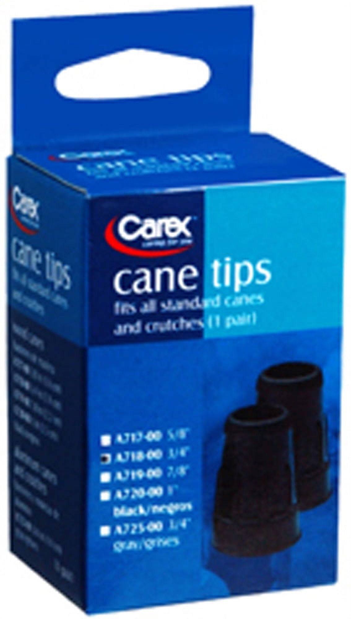 Carex Cane Tips - 3/4", Black