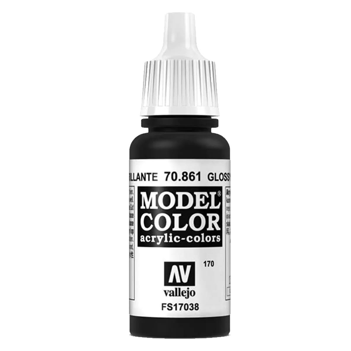 Vallejo Model Color - Glossy Black, 17ml