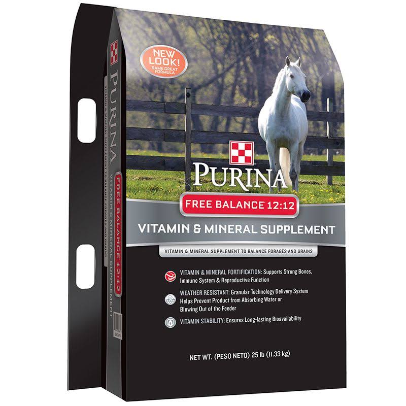 Purina Free Balance 12:12 Horse Supplement, 25 lb.