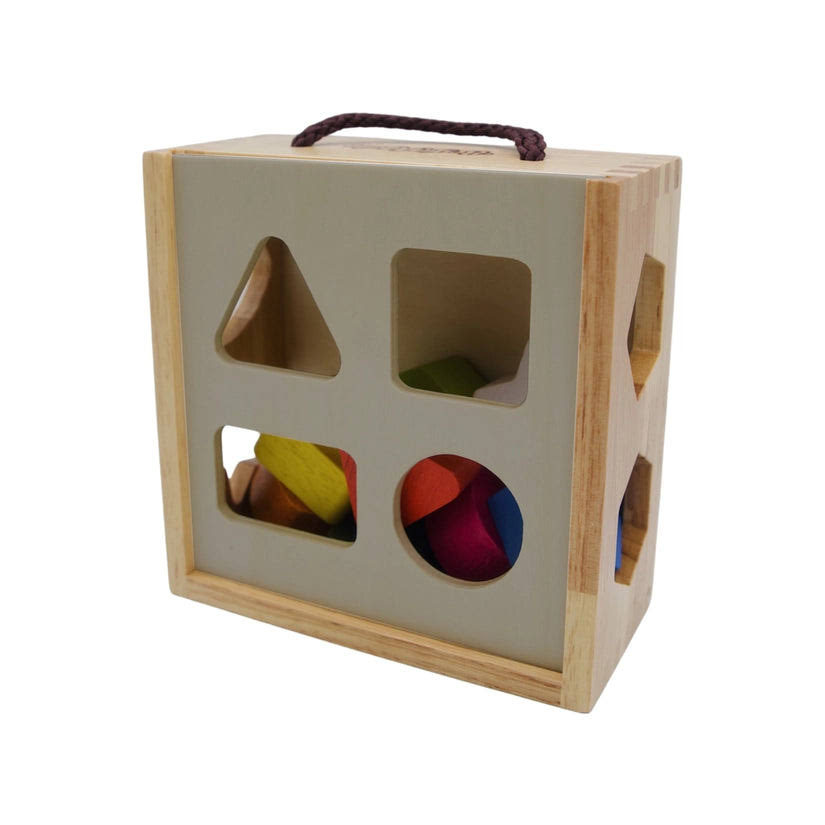 Wooden Shape Sorter On-The-Go Toy