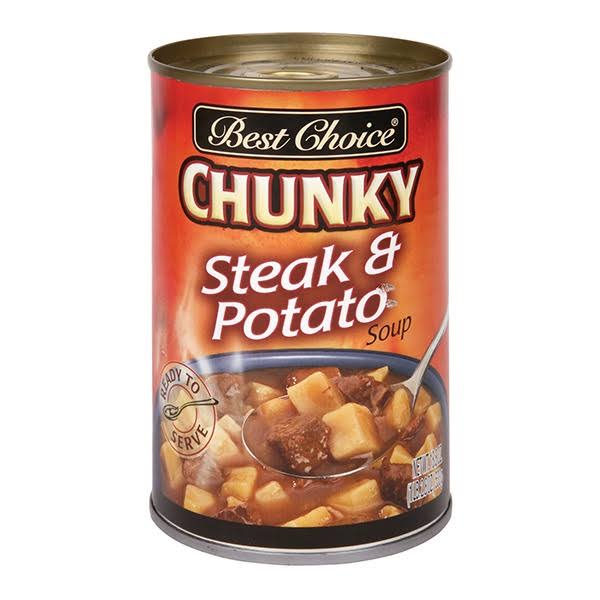 Best Choice Chunky Steak & Potato Soup - 18.8 oz