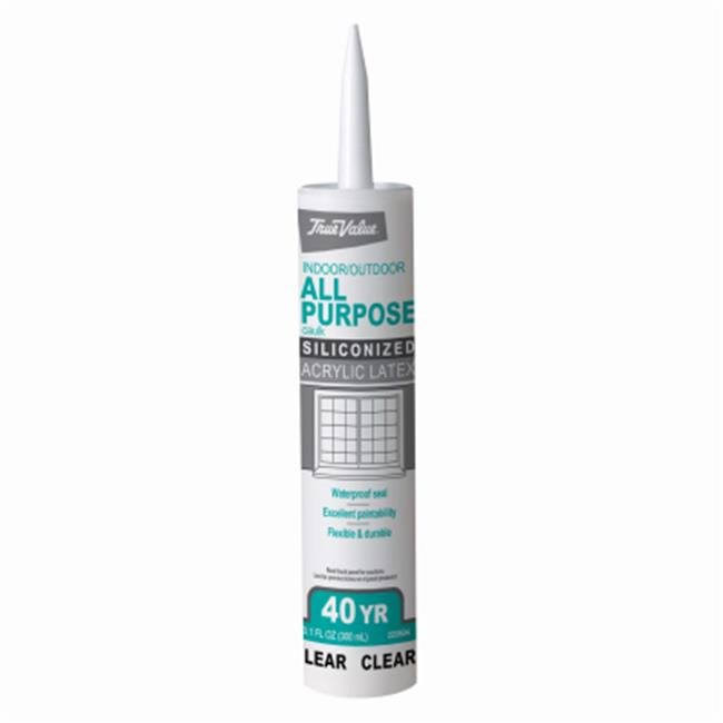 DAP Products Acrylic Latex Silicone All Purpose Caulk Clear - 10.1oz
