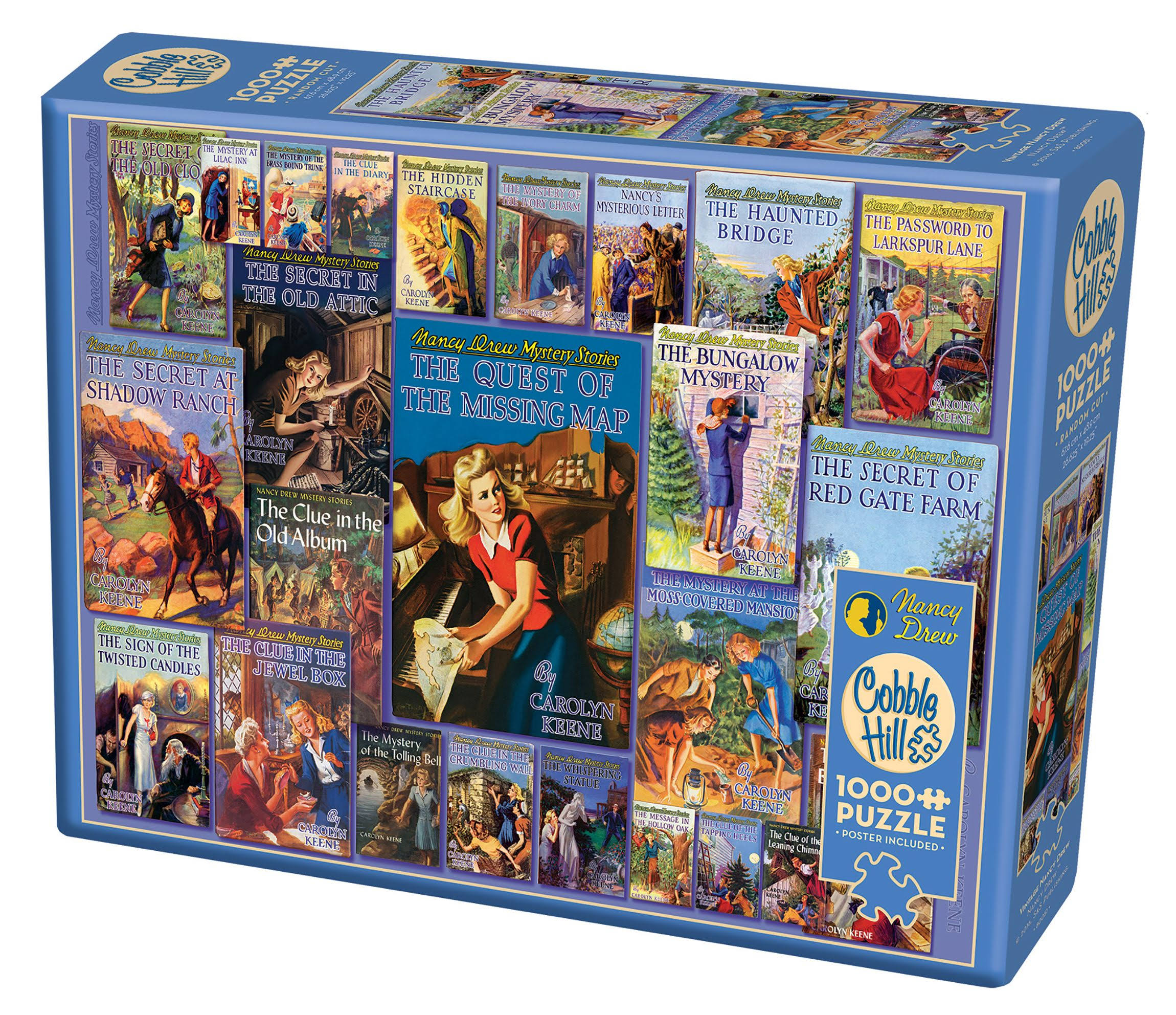 Cobblehill 80051 1000 PC Vintage Nancy Drew Puzzle, Various