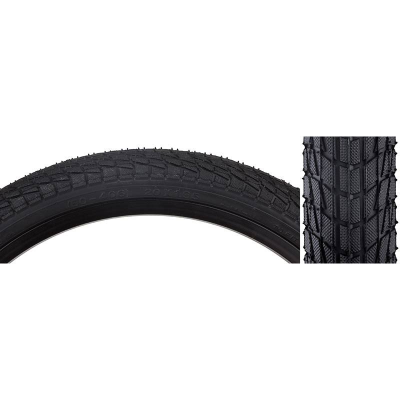 Sunlite Freestyle BMX Kontact Tires - Black/Black, 16" x 1.75"