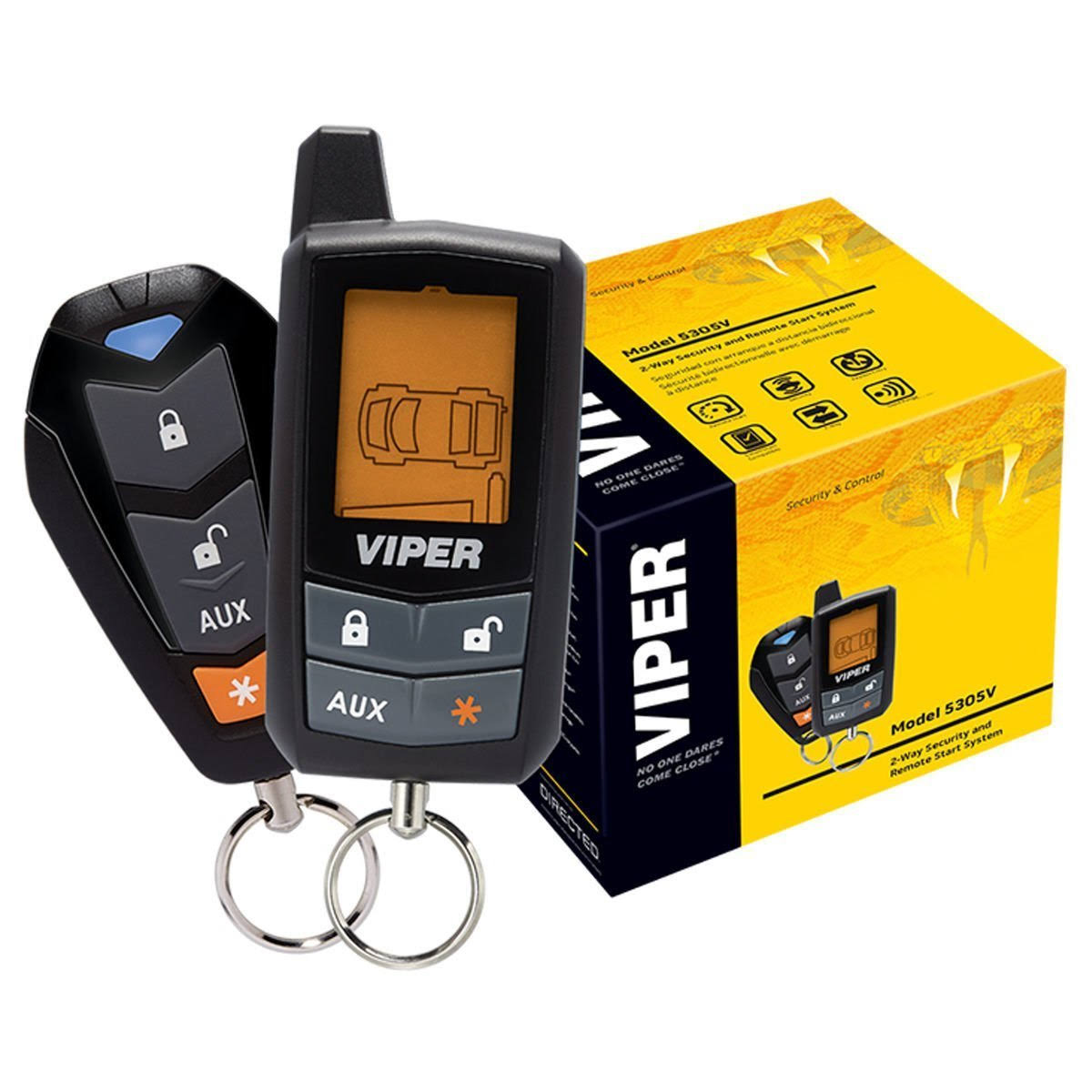 Viper 2-Way LCD Vehicle Car Alarm Keyless Entry Remote Start System