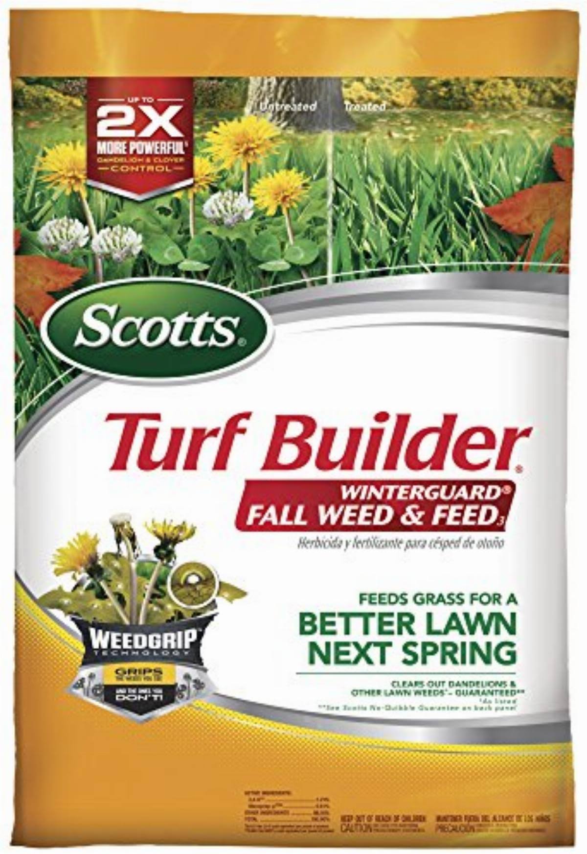 Scotts Turf Builder Winterguard Weed and Feed Fall - 5m