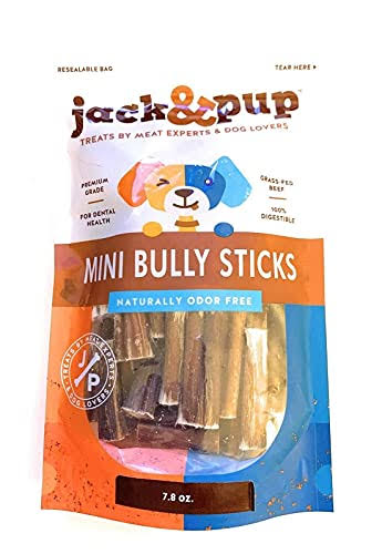 Jack&Pup Mini Bully Sticks 7.8 oz Bag