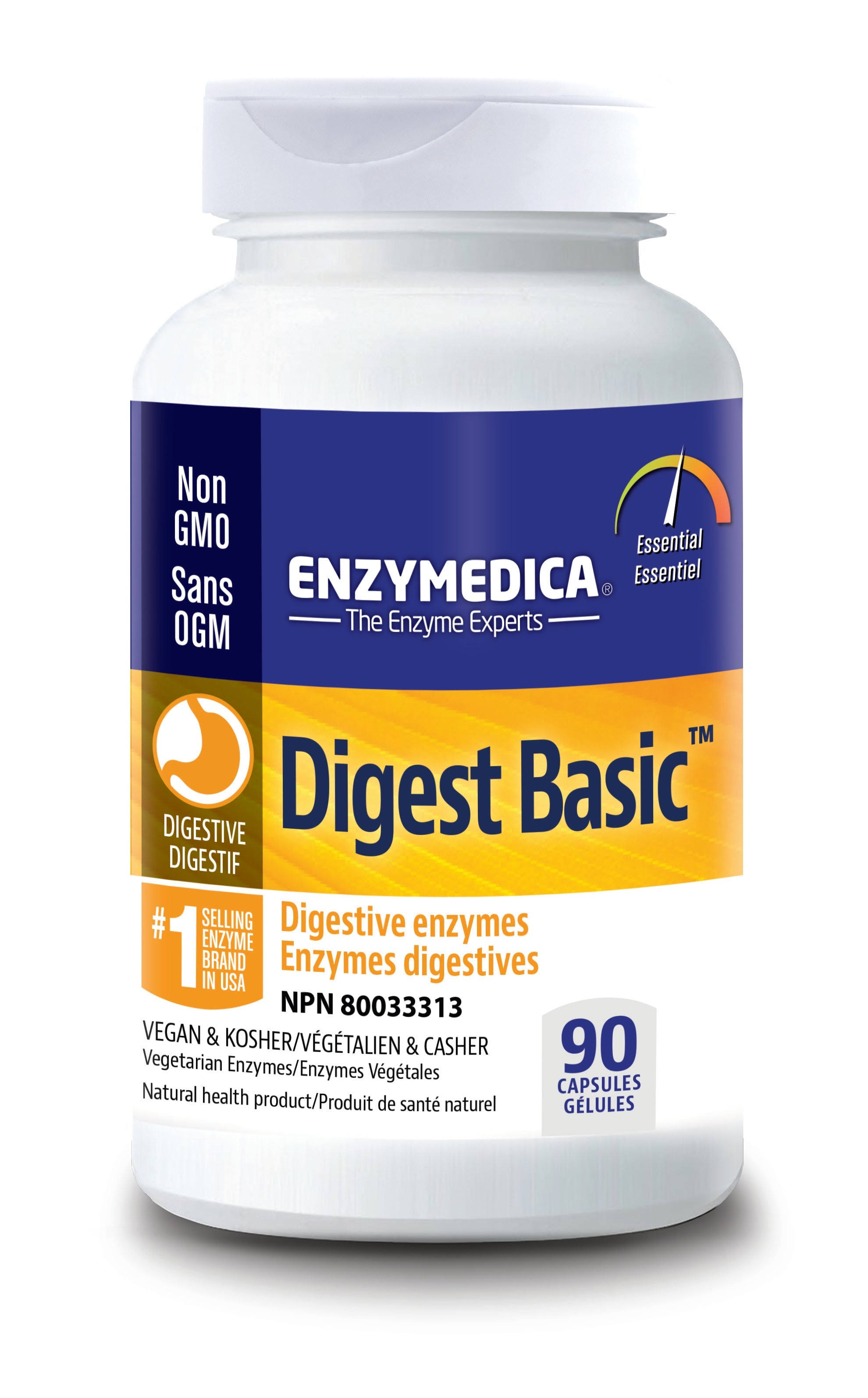 Digest Basic Enzymedica Essential Enzyme Formula