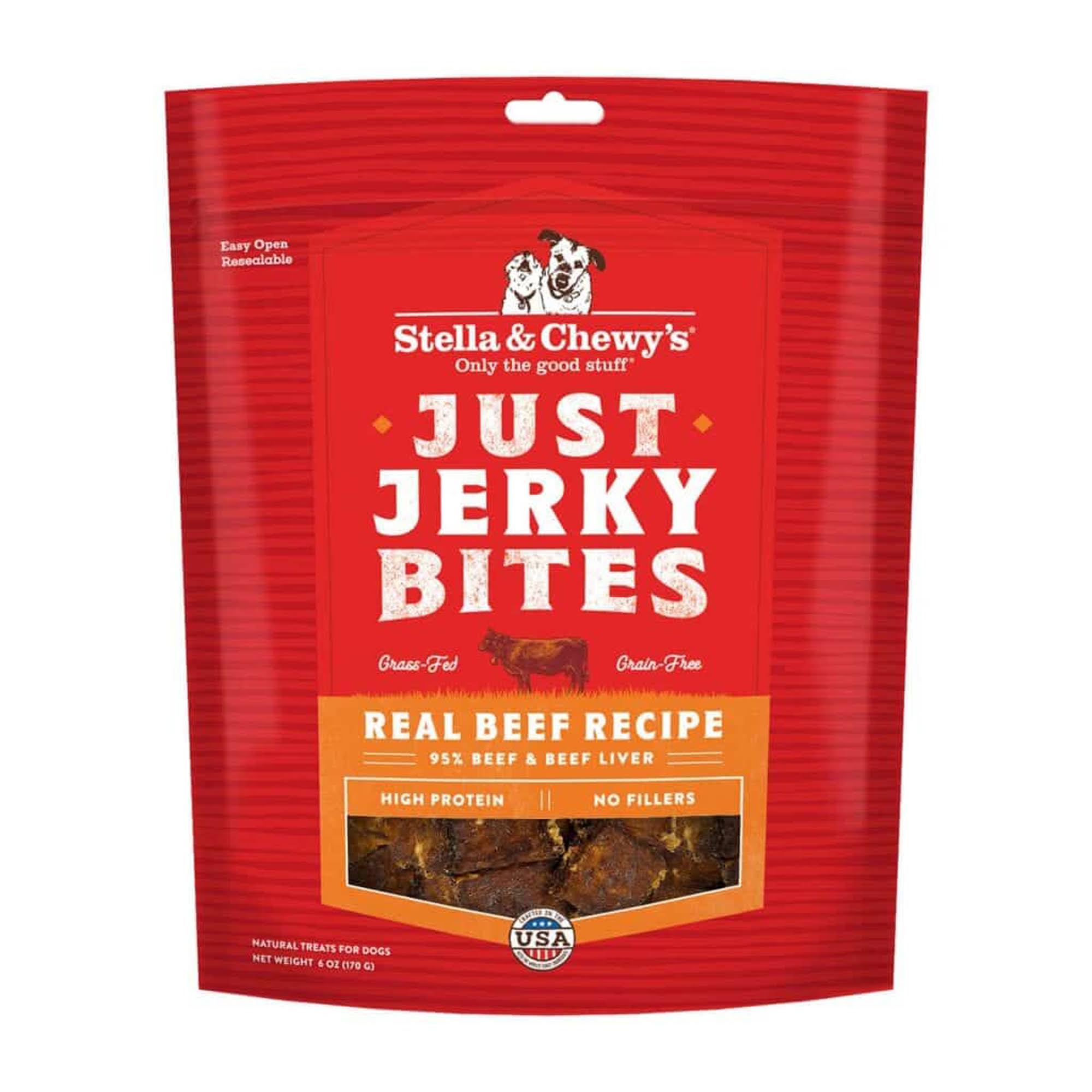 Stella & Chewy's Just Jerky Bites Dog Treats 6oz - Beef