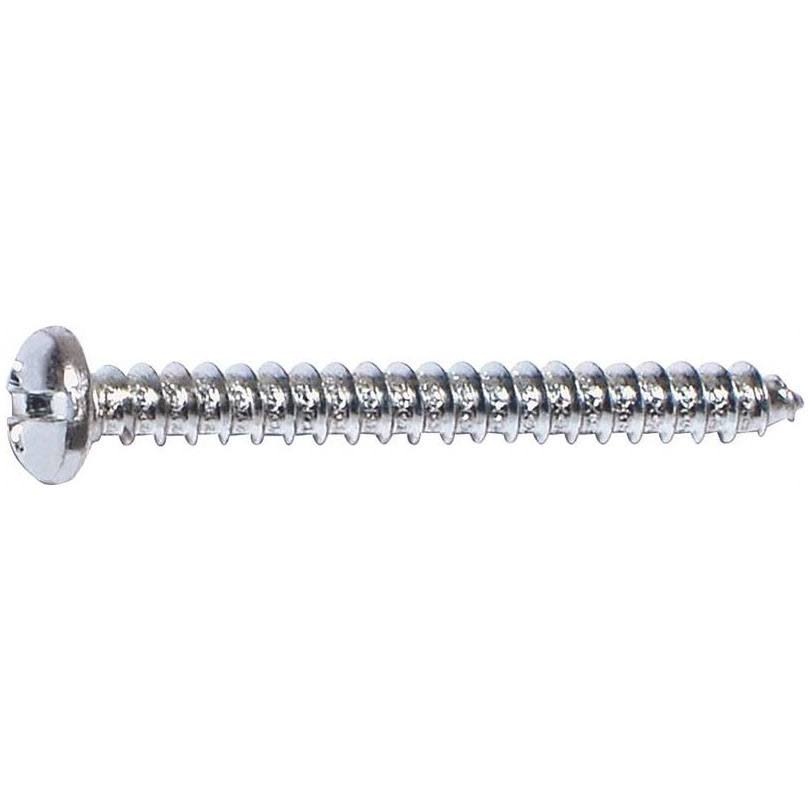 Midwest Fastener Zinc Combo Tapping Screw - #6 x 1in