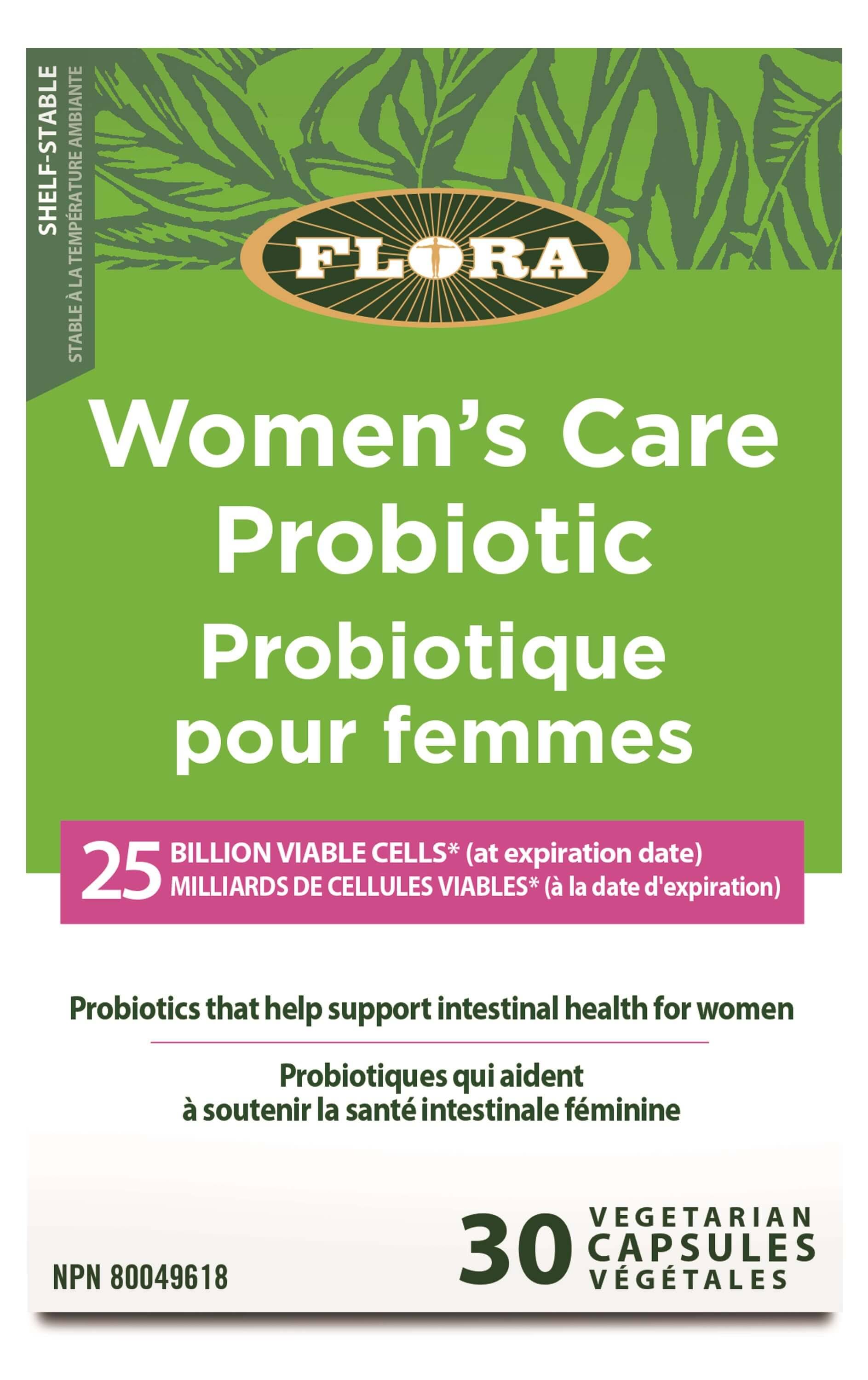Flora Women's Care Probiotic (Shelf Stable - 30 Caps)