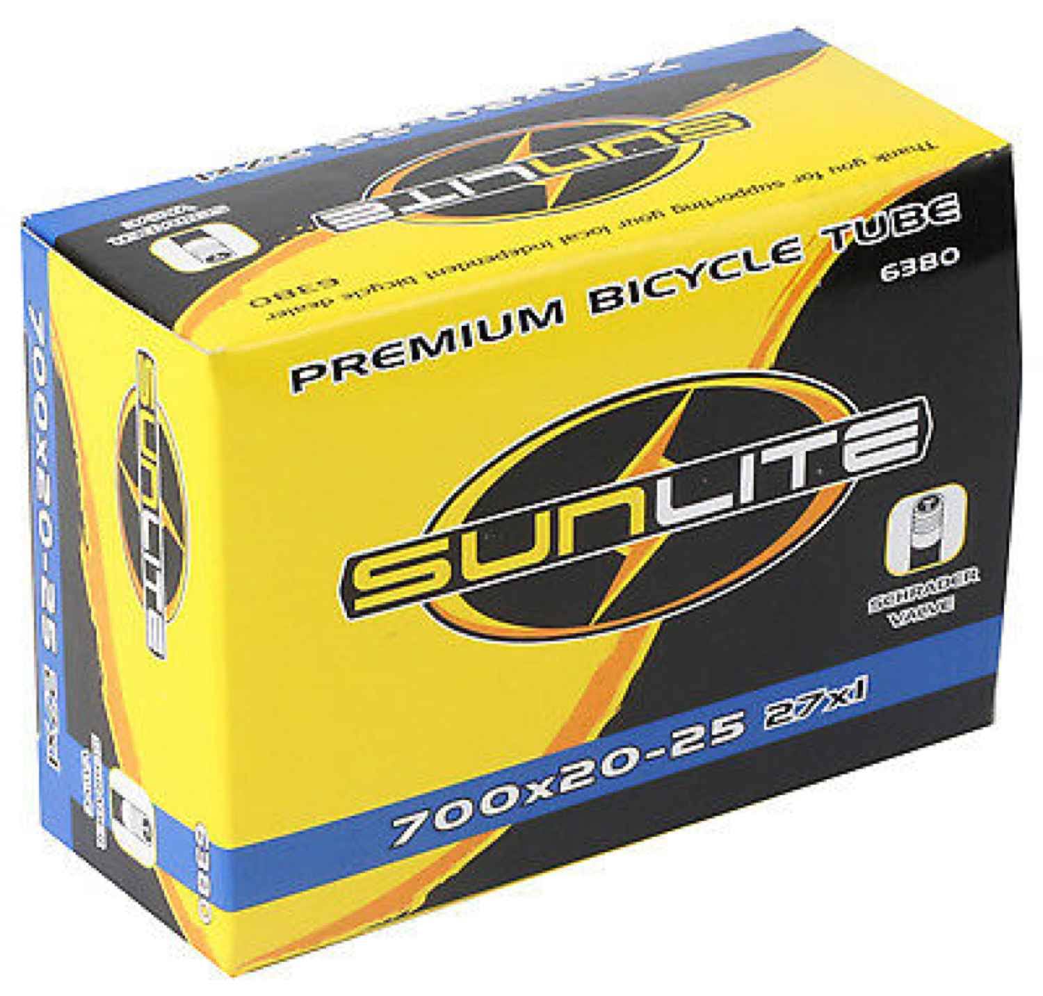 Sunlite Bicycle Inner Tube - 700x20-25, 32mm