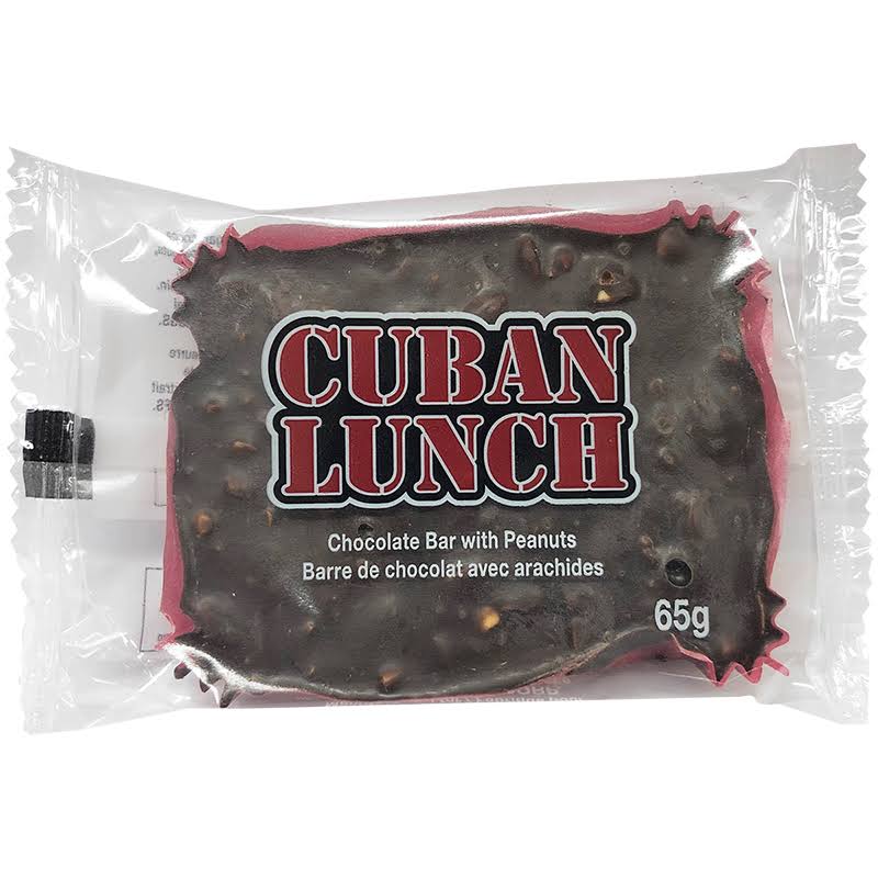 Cuban Lunch Chocolate Bar with Peanuts - 65g
