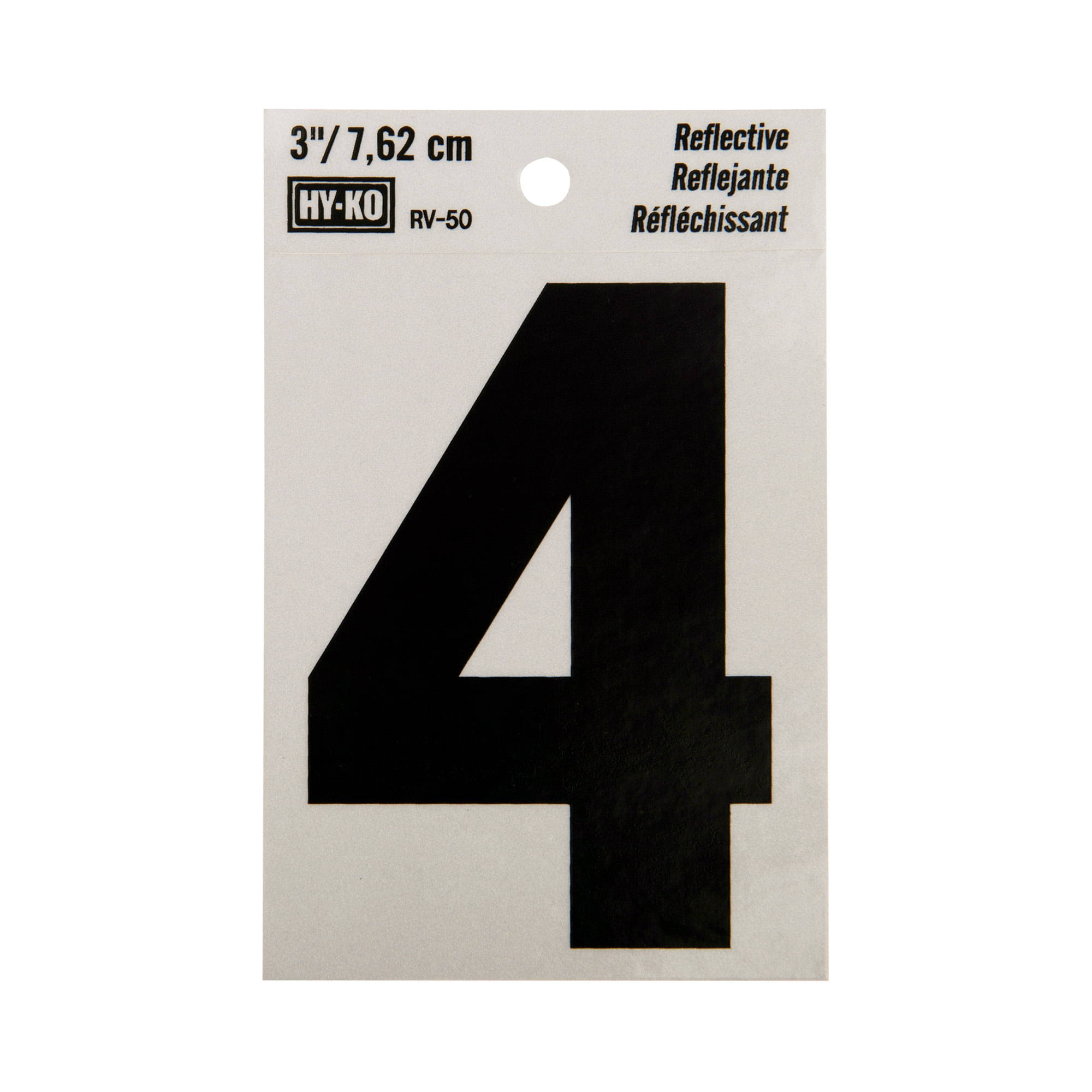 Hy-Ko Products Reflective 4 House Number