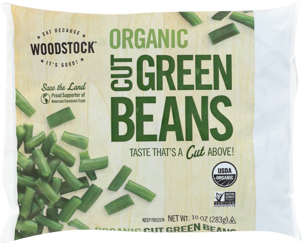 Woodstock Organic Cut Green Beans - 10oz