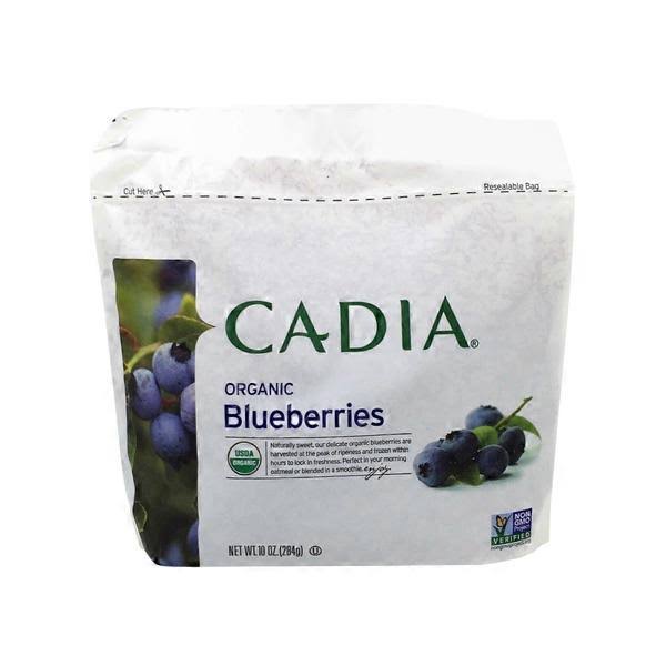 Cadia Blueberries, Organic - 10 oz
