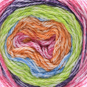 Cherub Aran Prints Nylon & Acrylic Blend Yarn by Cascade Bright 707