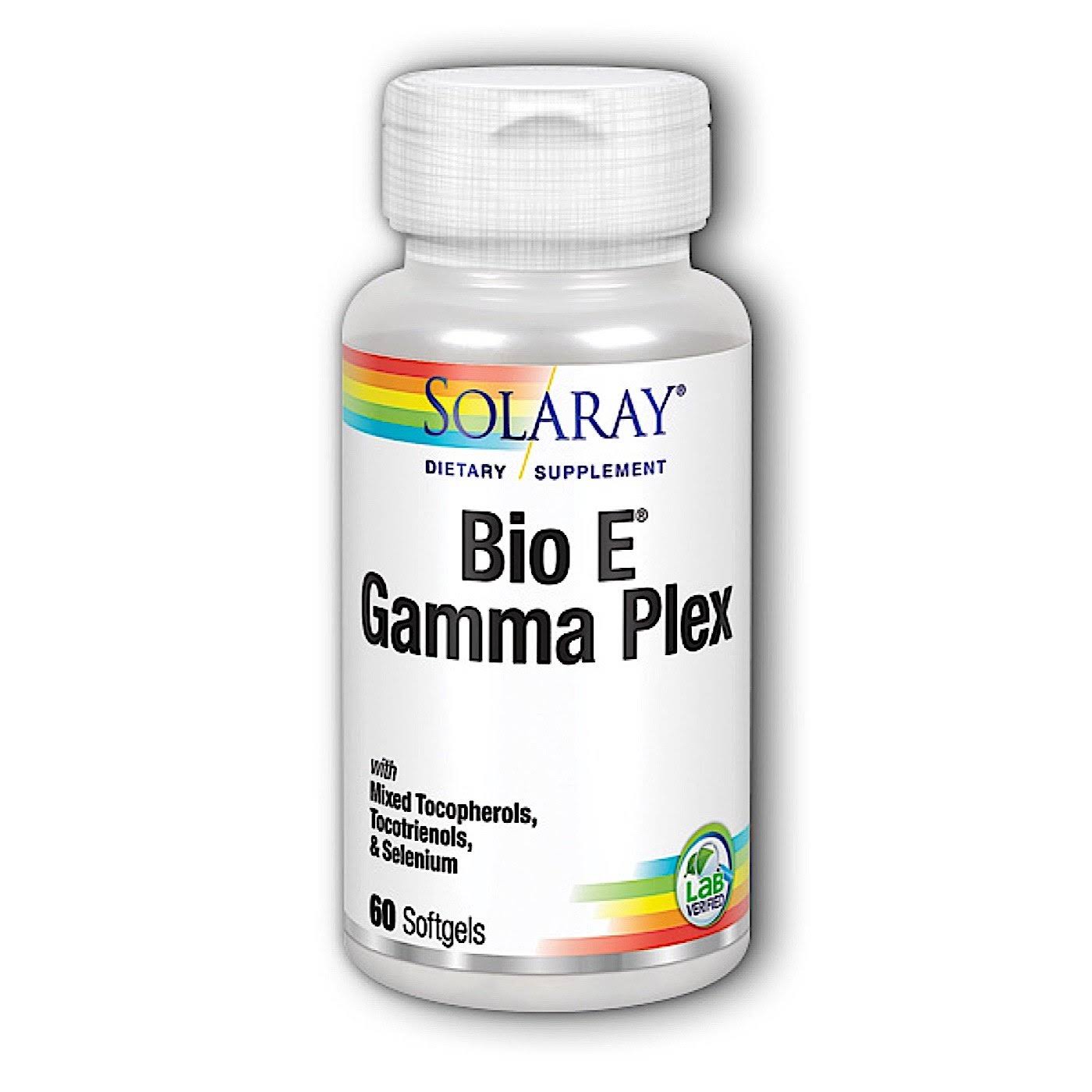 Solaray Bio E Gamma Plex 400iu Supplement - 60ct