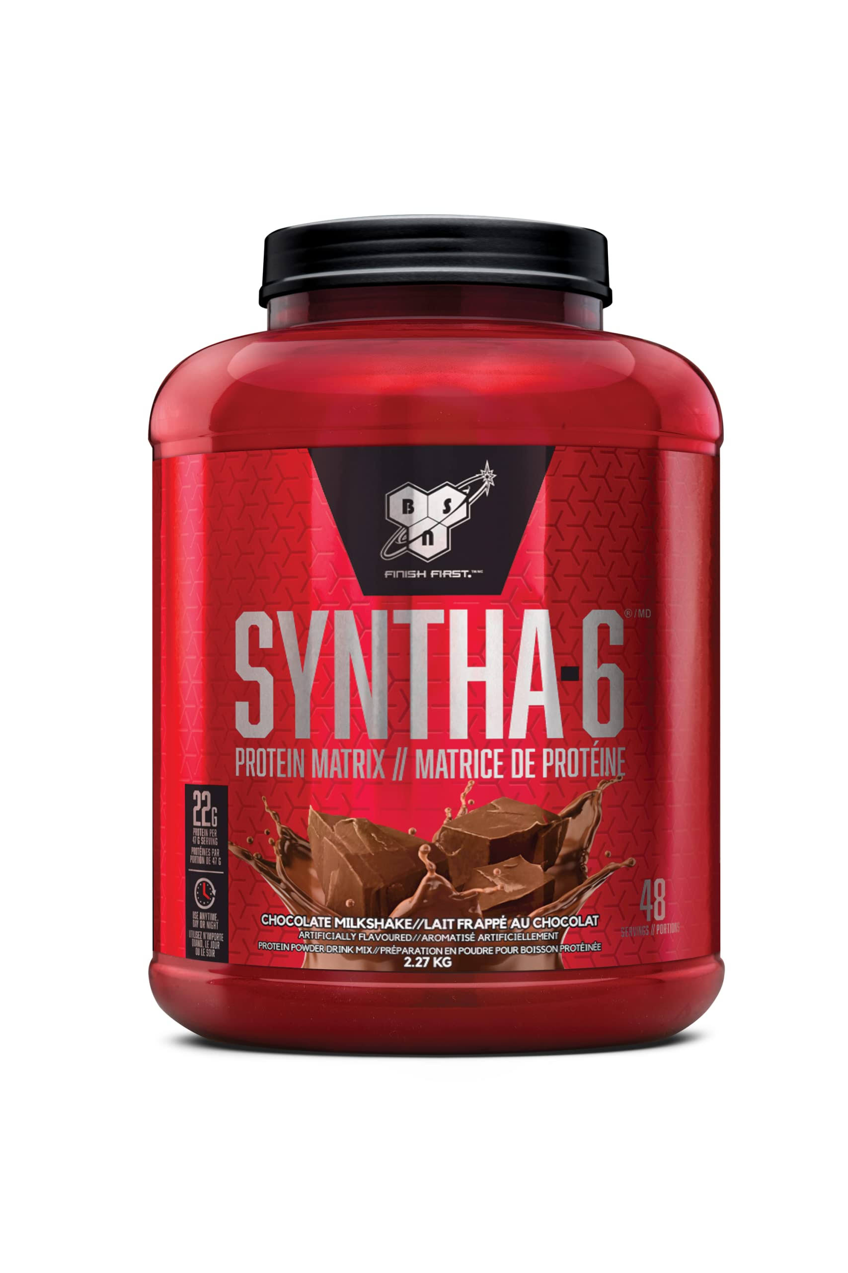 Bsn Syntha-6 Protein Powder Drink Mix - Chocolate Milkshake, 2.29kg