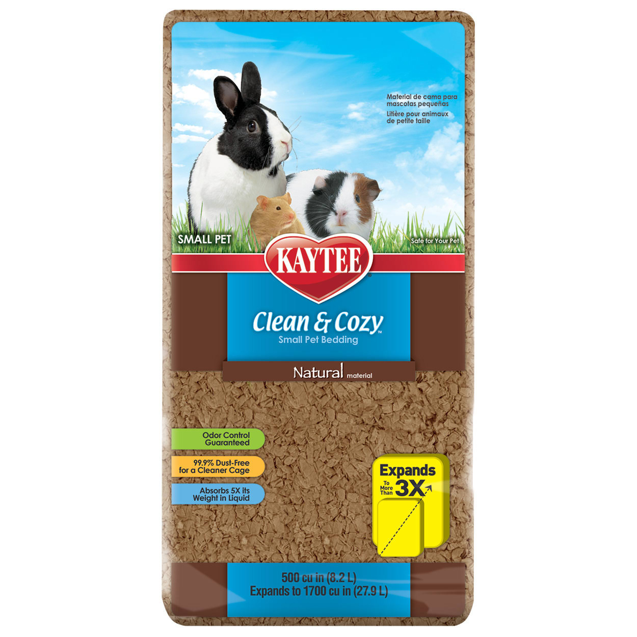 Kaytee Clean and Cozy Small Pet Bedding - 500 Cubic Inch