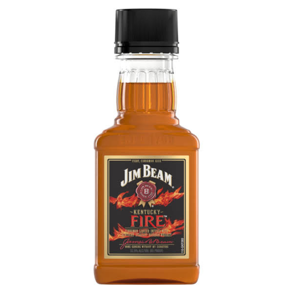 Jim Beam Kentucky Fire Kentucky Straight Bourbon Whiskey - 100ml