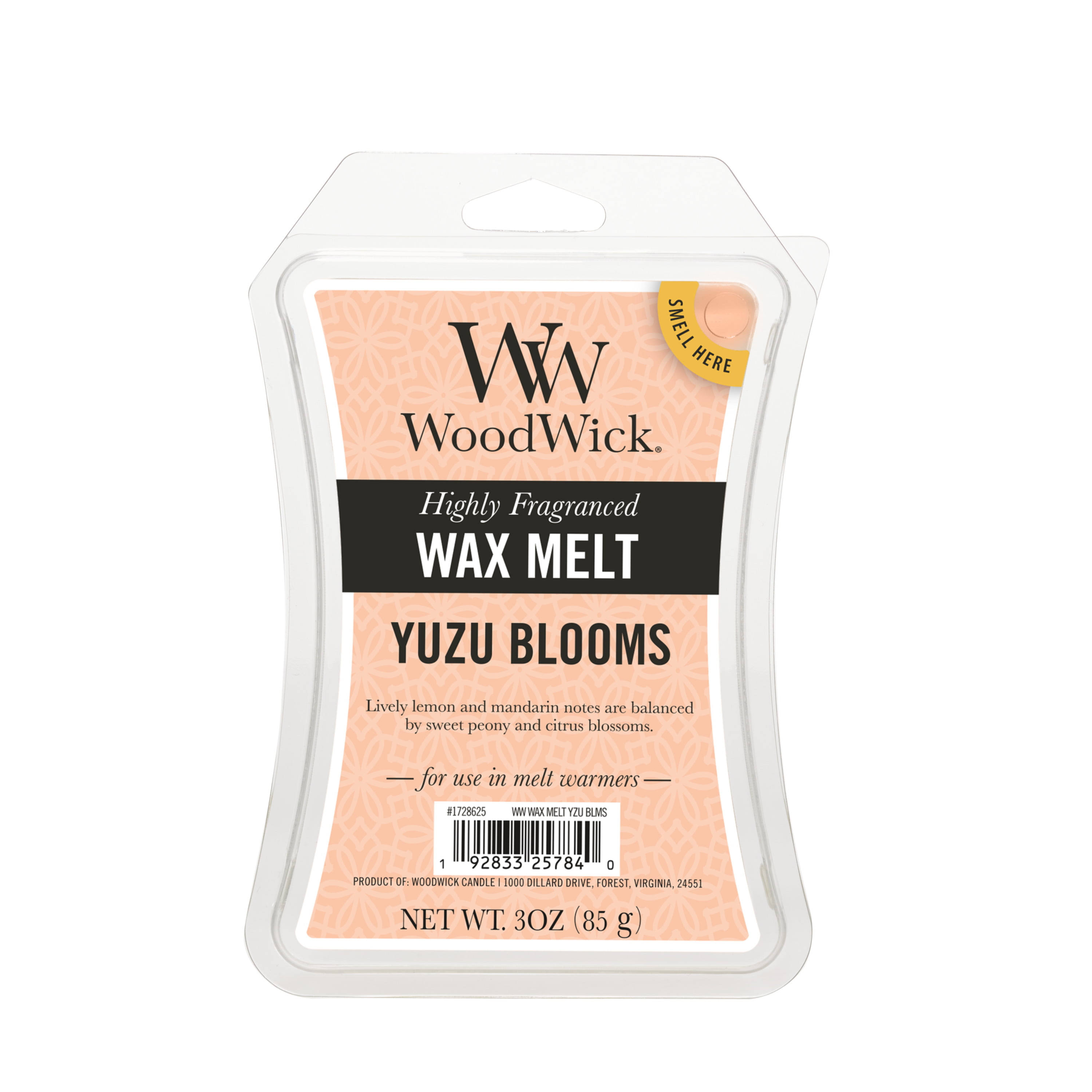 WoodWick Candle Yuzu Blooms - Wax Melt 3.0oz, 1728625