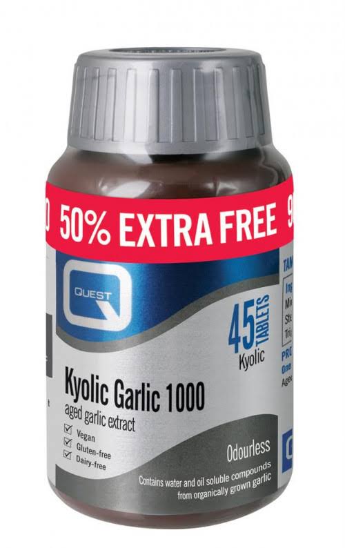 Quest Kyolic Aged Garlic Extract Supplement Tablets - 1000mg, 45ct