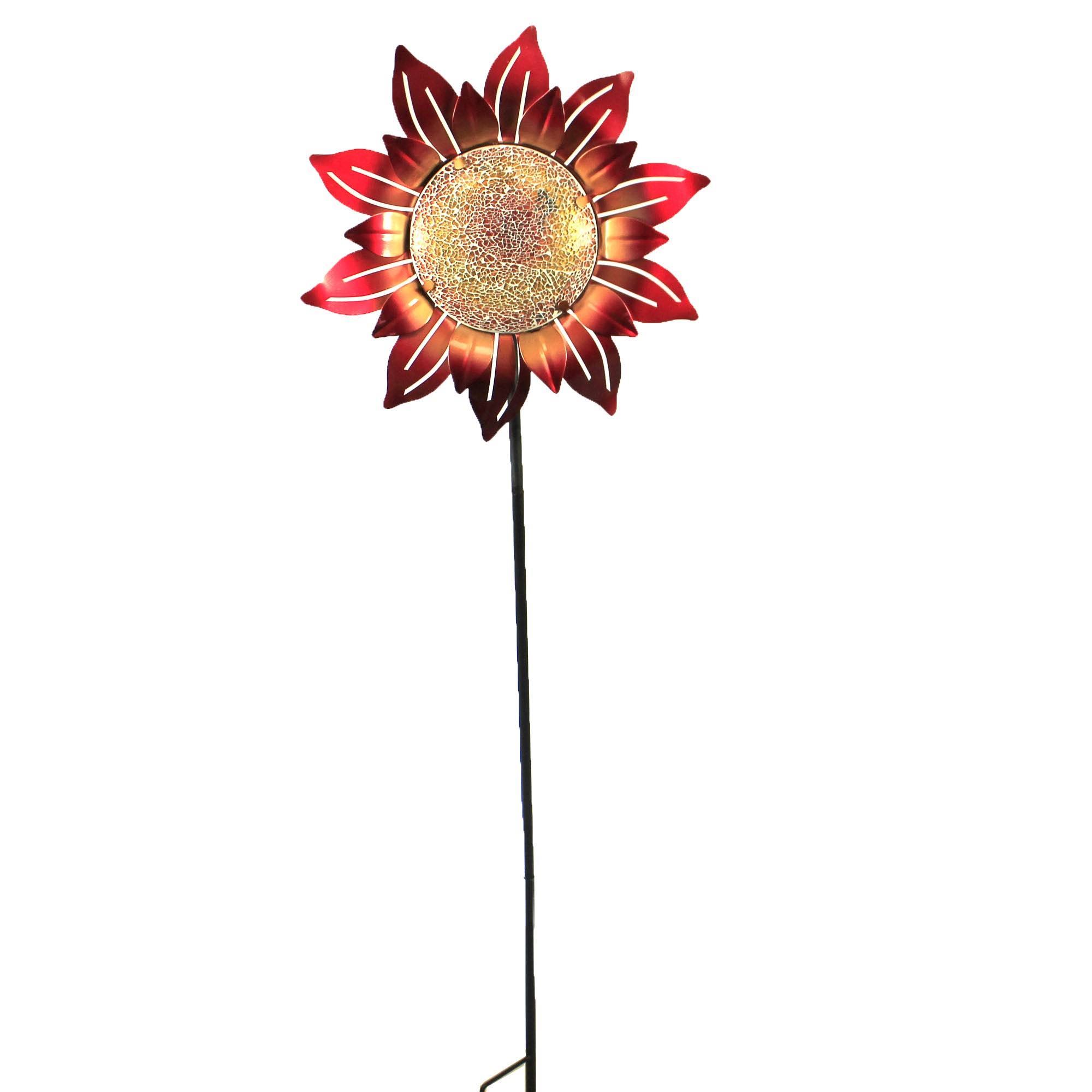 Regal Art & Gift 12925 - 55" Orange Mosaic Flower Stake