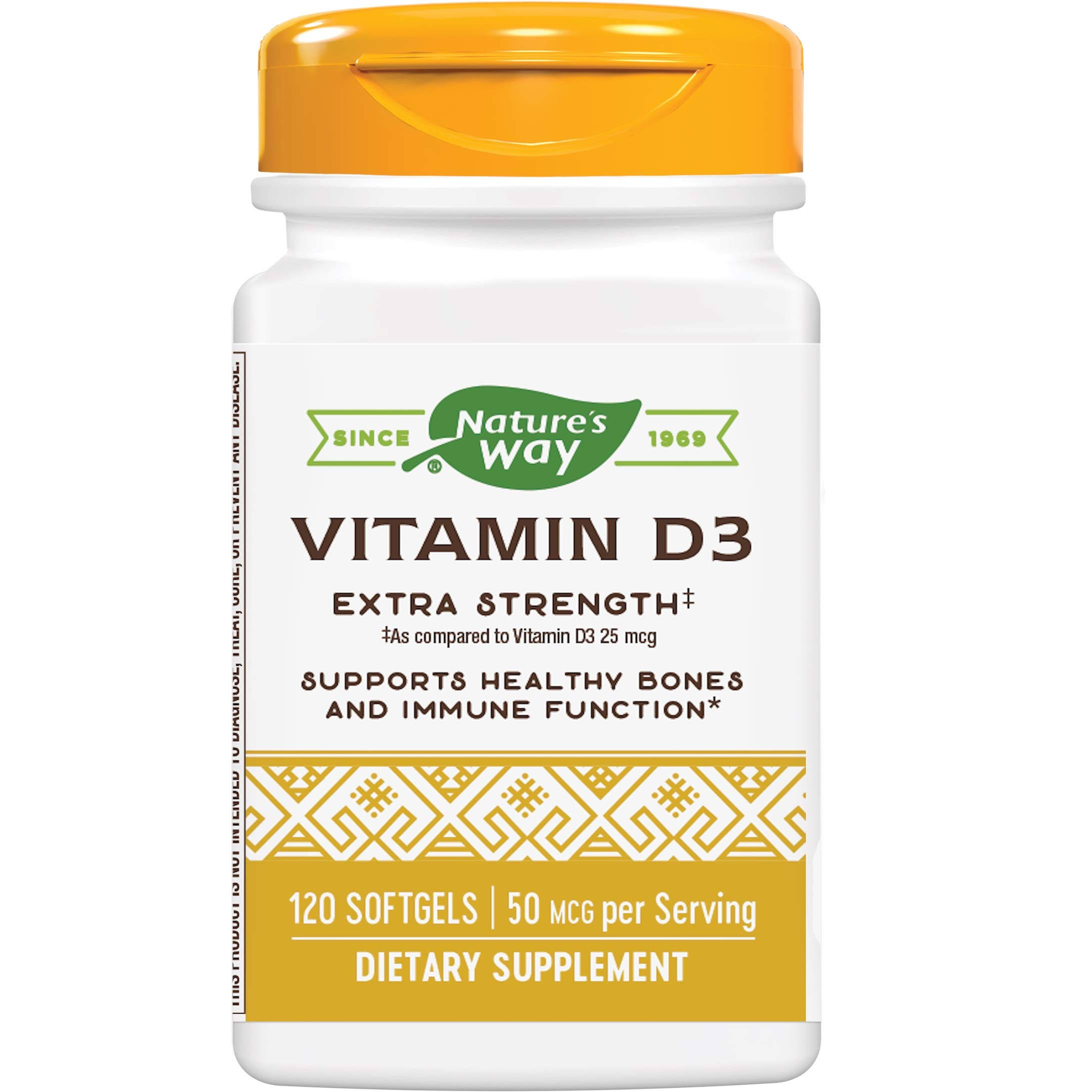Nature's Way Vitamin D3 Supplement - 2000 IU, 120 Softgels