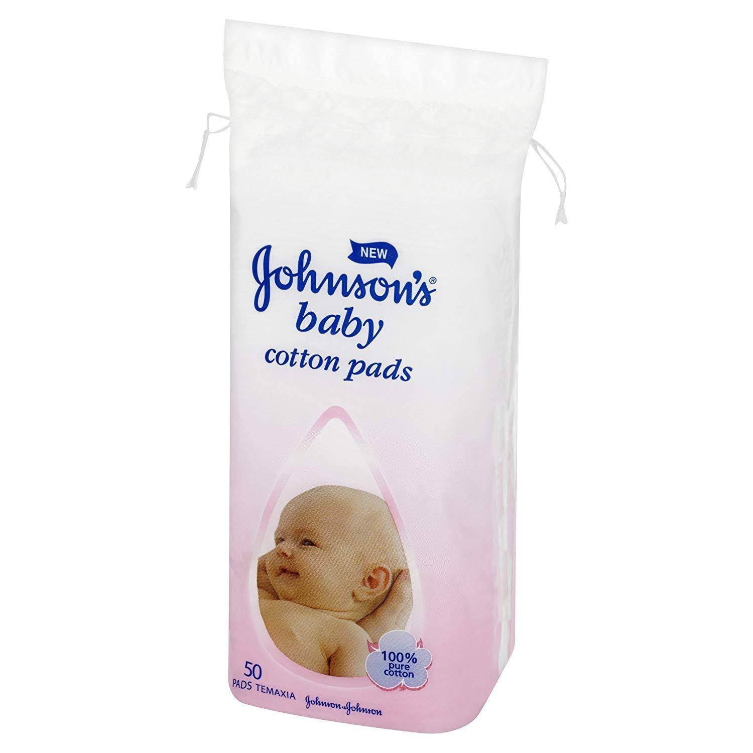 Johnson's Baby Cotton Pads - 50ct