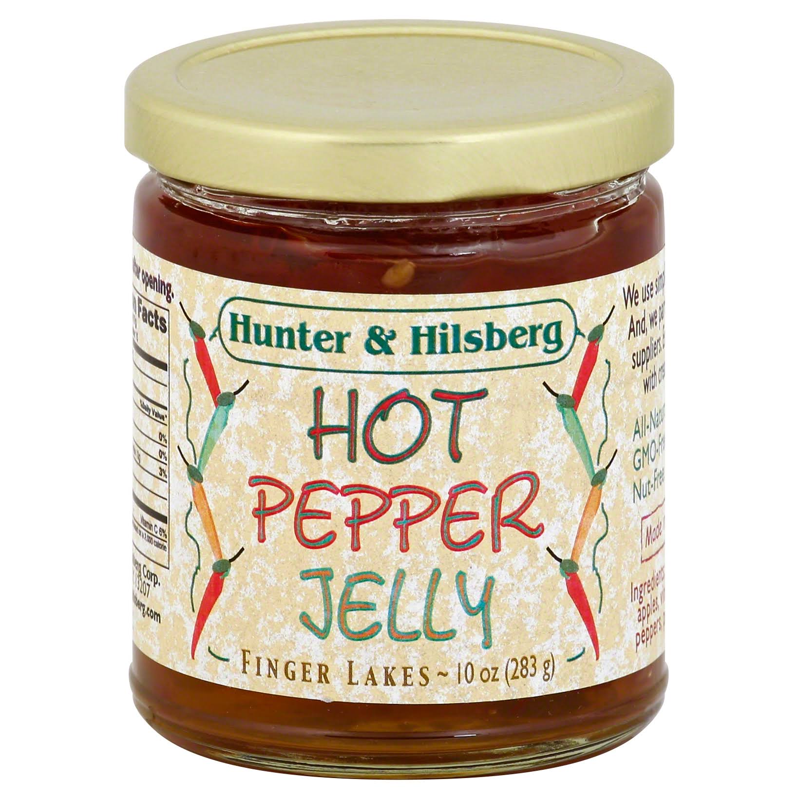 Hunter & Hilsberg Jelly, Hot Pepper - 10 oz