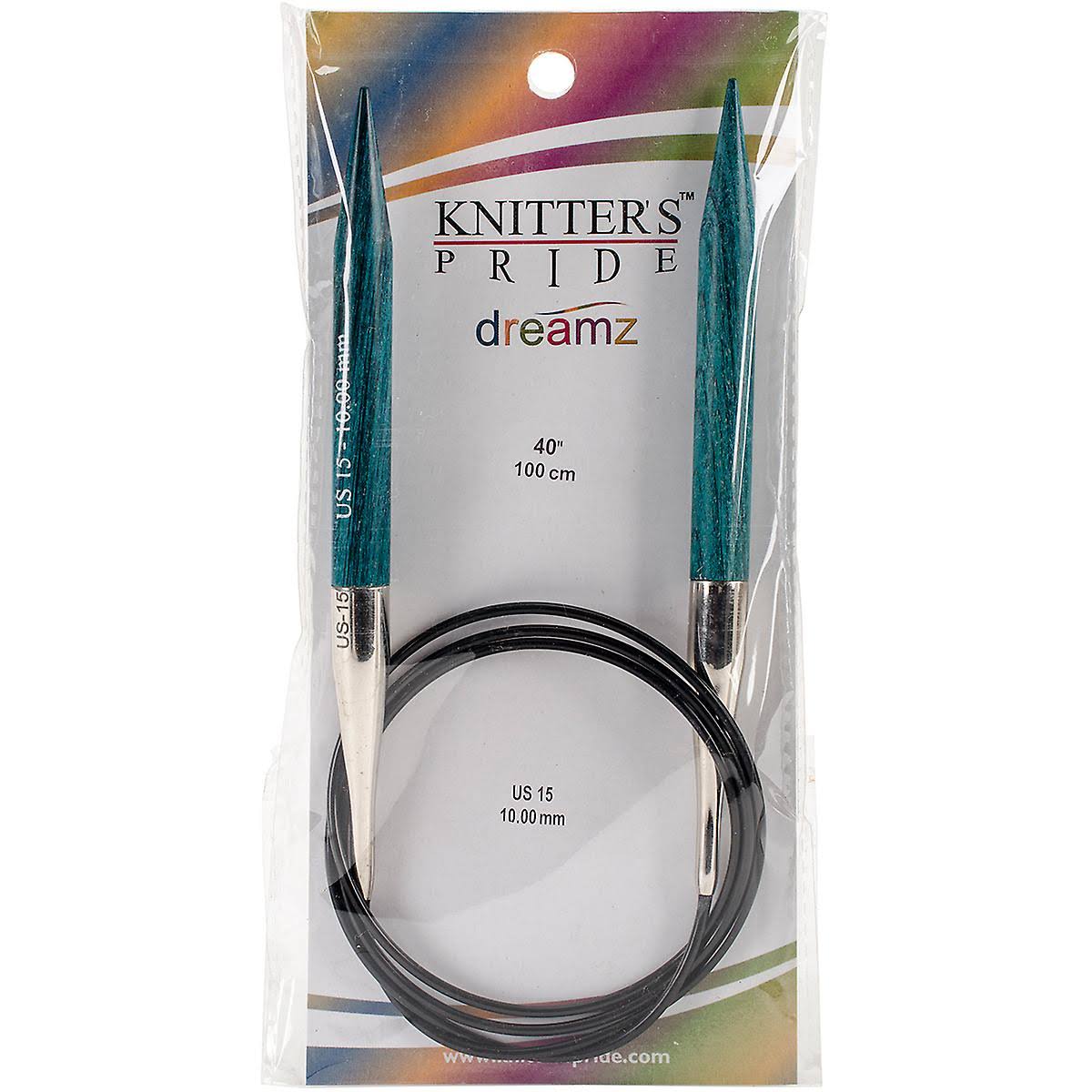 Knitters Pride Dreamz Circular Knitting Needles - 40", Size 15