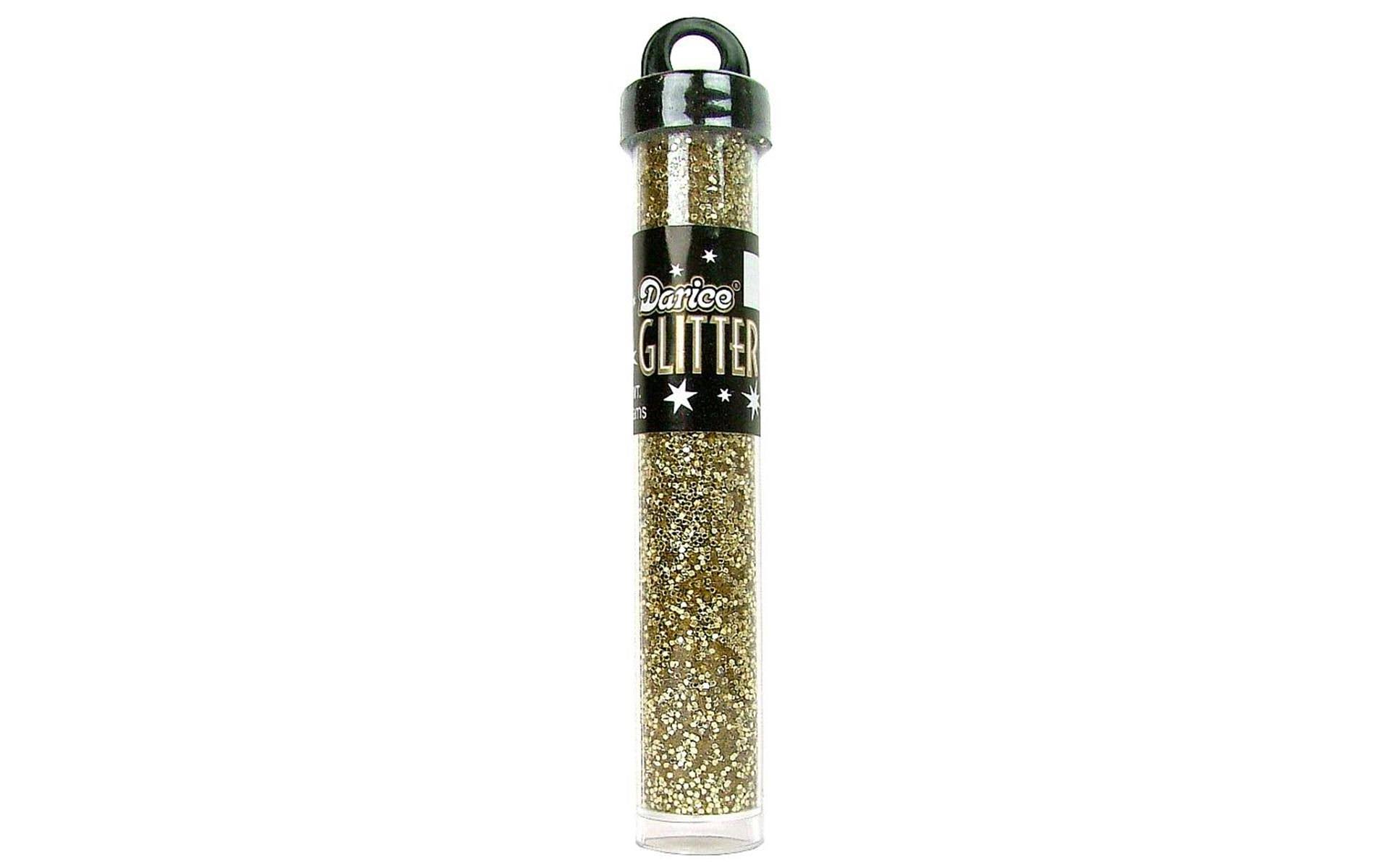 Darice Glitter Tube - 3/4oz, Gold