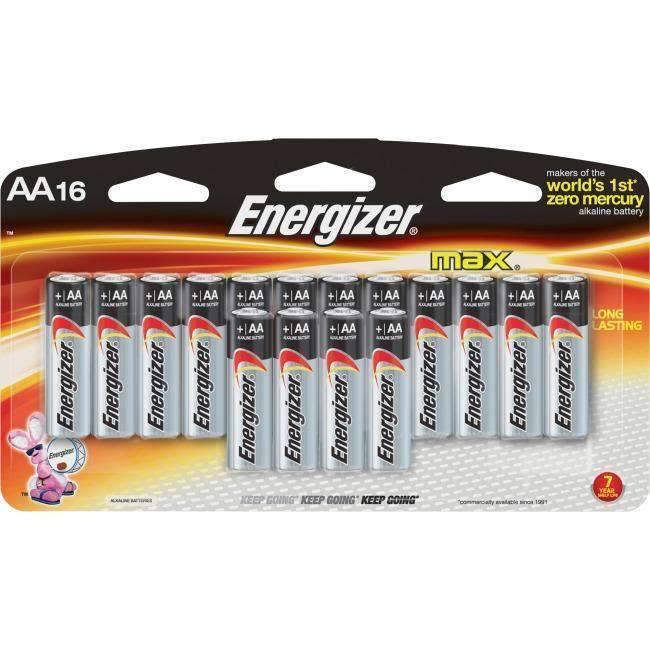 Energizer Max Battery - AA, x16