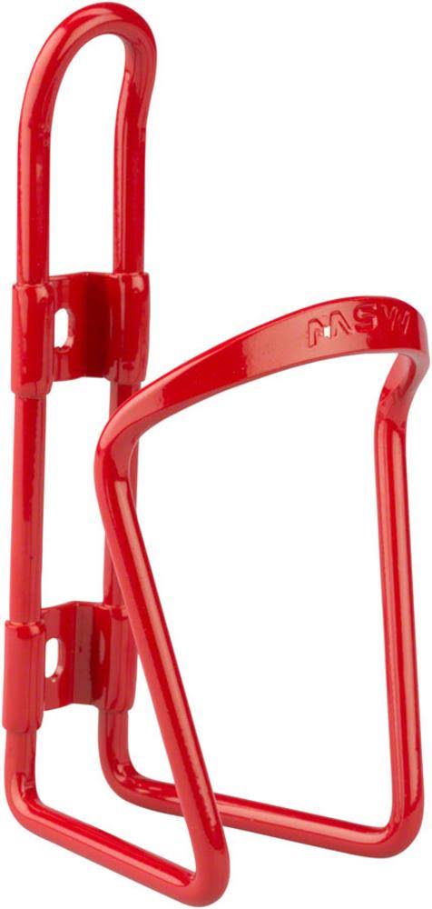 MSW AC-100 Alloy Water Bottle Cage - Red
