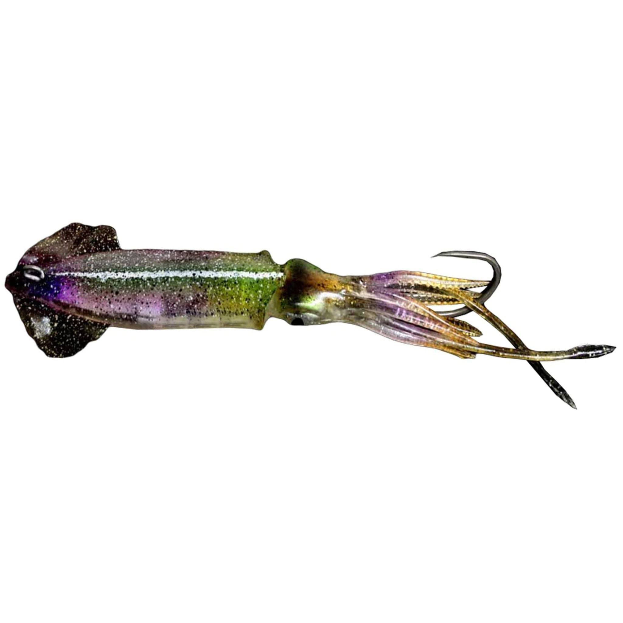 Savage Gear 3D TPE Swim Squid Horny Green Eye / 3 5/8 in (1/3 oz)