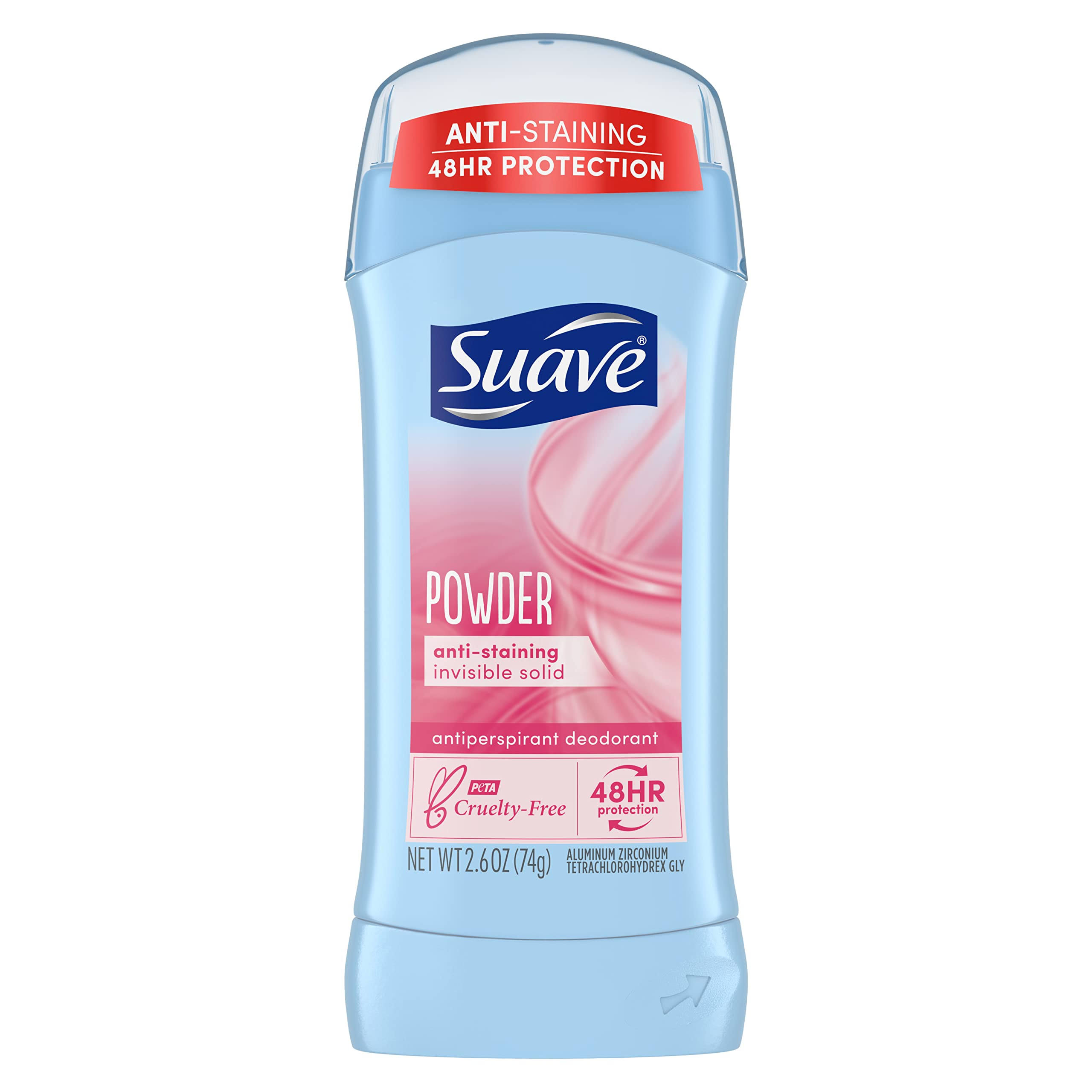 Suave Powder Invisible Solid Anti-Perspirant Deodorant - 2.6oz