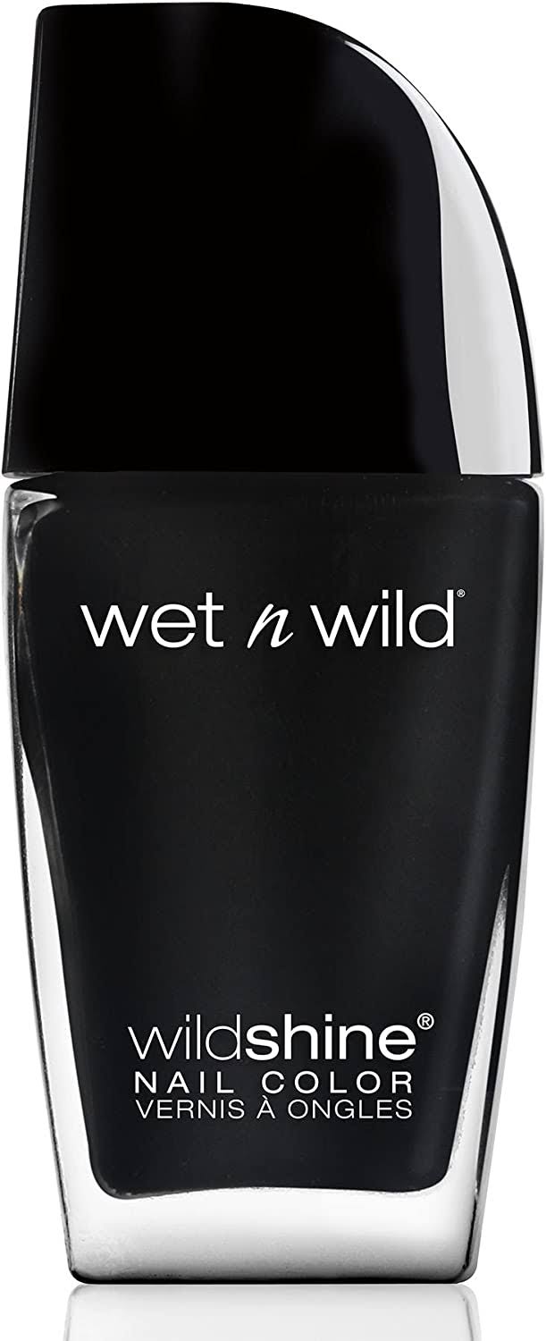 Wet N Wild Wildshine Nail Color Black Creme