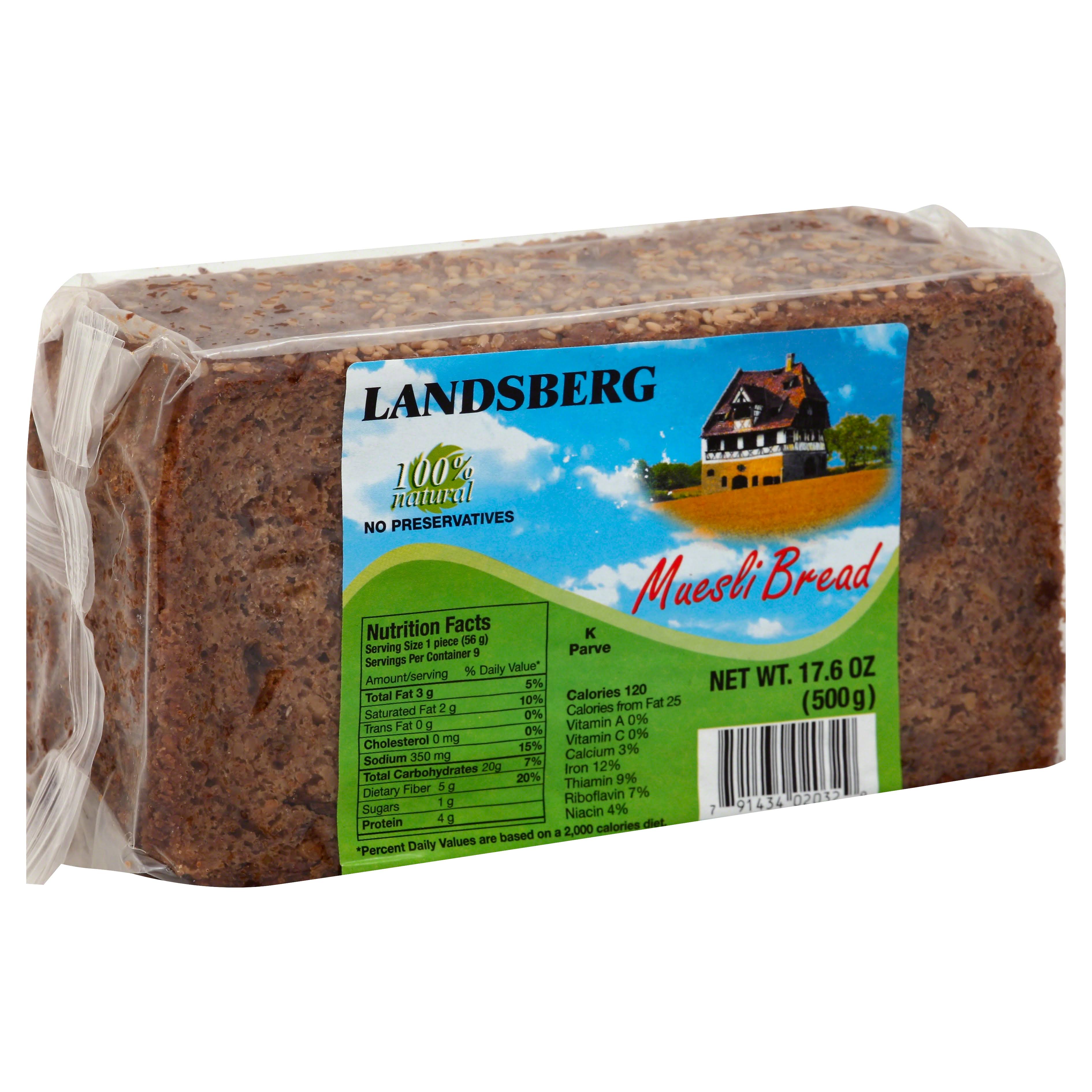 Landsberg Bread, Muesli - 17.6 oz