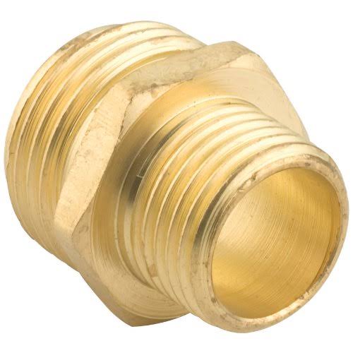 Gilmour 2 Male Brass Connector - 3/4 x 1/2''