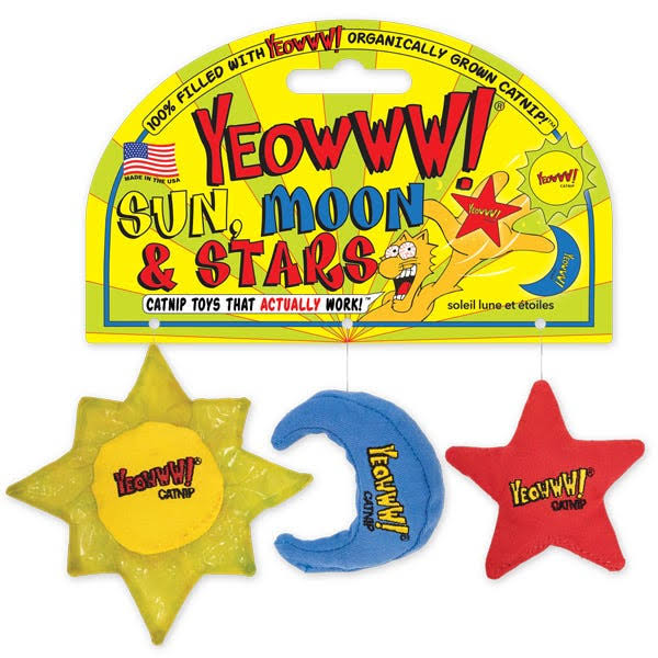 Yeowww! Sun Moon & Stars Cat Toy