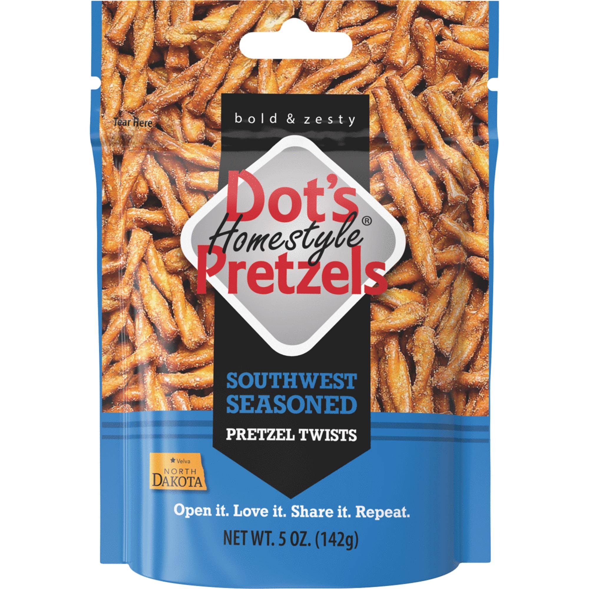 Dot's Pretzels Homestyle Pretzel Twists, Southwest Seasoned - 5 oz