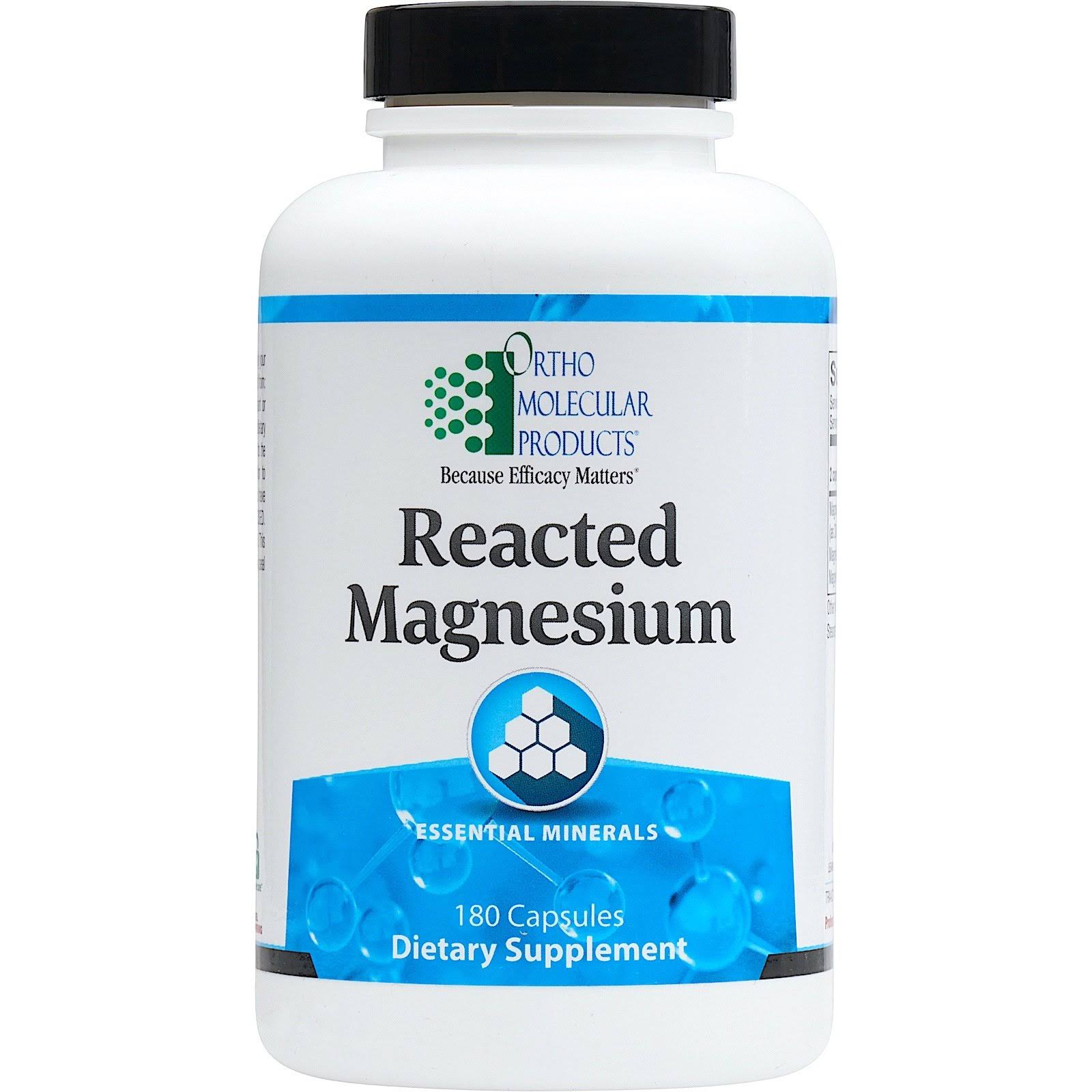 Ortho Molecular Products Reacted Magnesium Dietary Supplement - 180ct