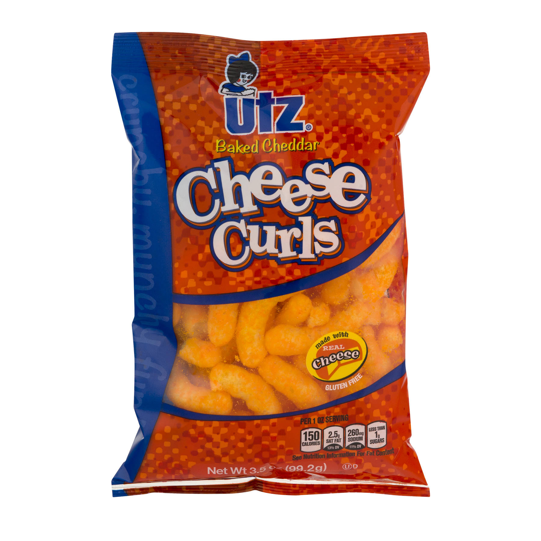 Utz Baked Cheddar Cheese Curls - 3.5oz