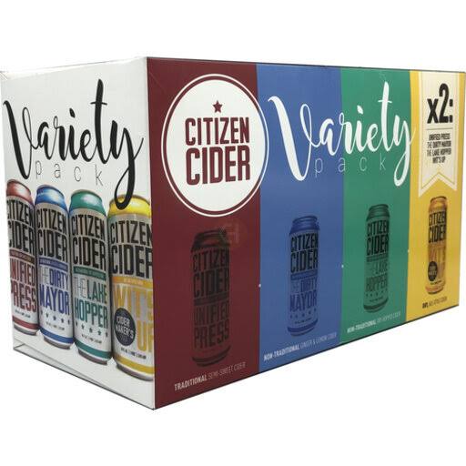 Citizen Cider Variety Pack Beer - 16 fl oz