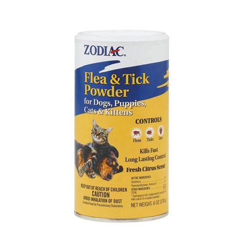 Zodiac Flea & Tick Powder for Dogs & Cats - 142g