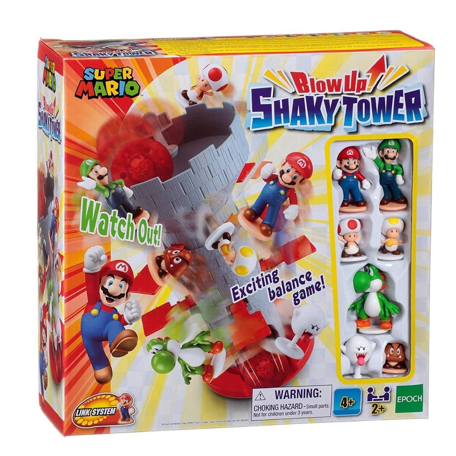 Super Mario Blow Up! Shaky Tower Tabletop Game [Epoch]