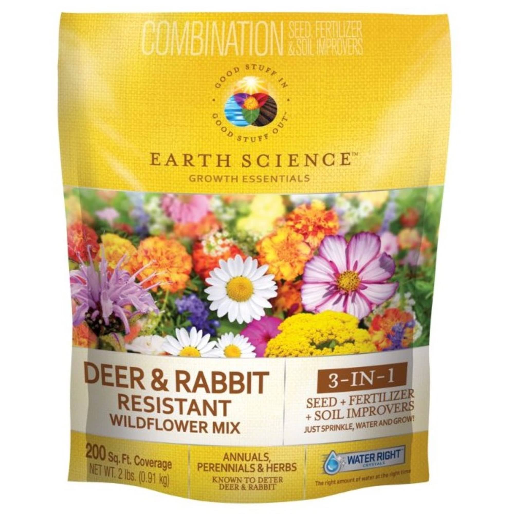Earth Science 2 lb Deer & Rabbit Resistant Wildflower Mix